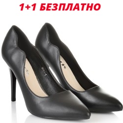 ДАМСКИ ОБУВКИ НА ТОК-3086-ЧЕРНИ