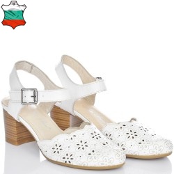 ДАМСКИ ОБУВКИ НА ТОК ОТ ЕСТЕСТВЕНА КОЖА-KATRIN-1075-БЕЛИ