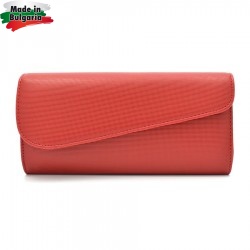 ДАМСКА ЧАНТА-КЛЪЧ-549-ЧЕРВЕНА НА ТОЧКИ