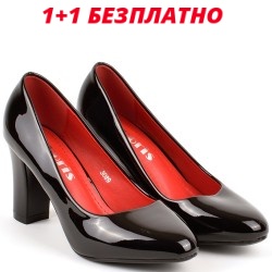 ДАМСКИ ОБУВКИ НА ТОК-ЛАК-3089-ЧЕРНИ