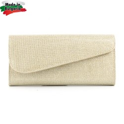 ДАМСКА ЧАНТА-КЛЪЧ-549-ЗЛАТНА БЛЕСТЯЩА