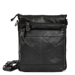 МЪЖКА ЧАНТА ОТ ЕСТЕСТВЕНА КОЖА-2305-ЧЕРНА