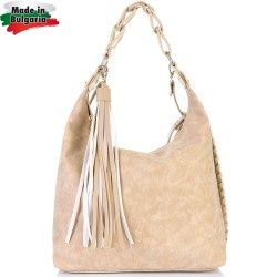 ДАМСКА ЧАНТА-S1244-БЕЖОВА