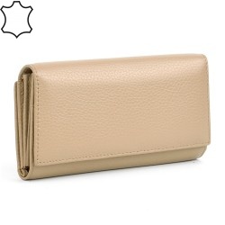 ДАМСКО ПОРТМОНЕ ОТ ЕСТЕСТВЕНА КОЖА-E1286-1450-БЕЖОВО