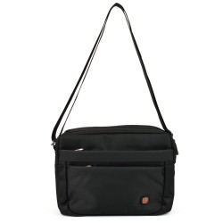 МЪЖКА ЧАНТА ОТ ПЛАТ-7105-ЧЕРНА