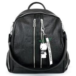 БЪЛГАРСКА ДАМСКА РАНИЦА-1043-ЧЕРНА