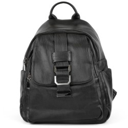 БЪЛГАРСКА ДАМСКА РАНИЦА-9085-ЧЕРНА