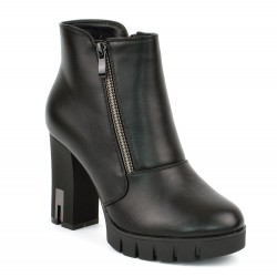 ДАМСКИ БОТИ НА ТОК-R55-ЧЕРНИ