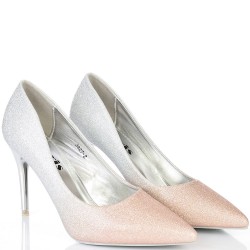 ДАМСКИ ОБУВКИ НА ТОК-3188-СРЕБЪРНИ