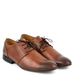 МЪЖКИ ОФИЦИАЛНИ ОБУВКИ ЕСТЕСТВЕНА КОЖА-1611-147-КАФЯВИ