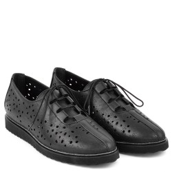 ДАМСКИ ОБУВКИ ОТ ЕСТЕСТВЕНА КОЖА-2421-1055-ЧЕРНИ