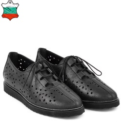 ДАМСКИ ОБУВКИ ОТ ЕСТЕСТВЕНА КОЖА-2421-1055-ЧЕРНИ