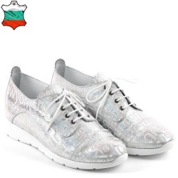 ДАМСКИ ОБУВКИ ОТ ЕСТЕСТВЕНА КОЖА-C171-983-СРЕБЪРНИ