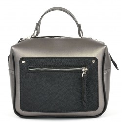 ДАМСКА ЧАНТА ПРЕЗ РАМО-751-БРОНЗОВО/ЧЕРНО