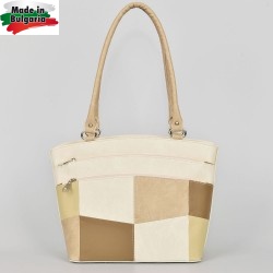 ДАМСКА ЧАНТА-T2642-БЕЖОВА