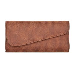 ДАМСКА ЧАНТА-КЛЪЧ-НАБУК-549-КАФЯВА