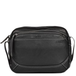 МЪЖКА ЧАНТА ОТ ПЛАТ/КОЖА-9706-ЧЕРНА