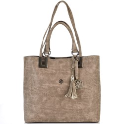 ДАМСКА ЕЛЕГАНТНА ЧАНТА-123-БЕЖОВА