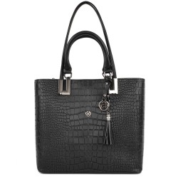 ДАМСКА ЕЛЕГАНТНА ЧАНТА-123-ЧЕРНА