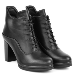 ДАМСКИ БОТИ НА ТОК-1771-ЧЕРНИ