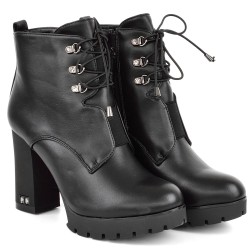 ДАМСКИ БОТИ НА ТОК-17476-ЧЕРНИ