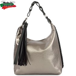 ДАМСКА ЧАНТА-S1244-БРОНЗОВА