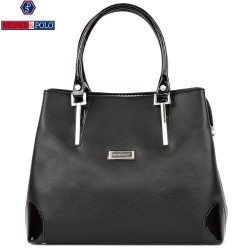 ДАМСКА ЕЛЕГАНТНА ЧАНТА-SP667-ЧЕРНА