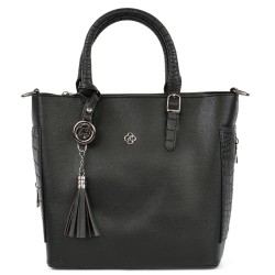 ДАМСКА ЕЛЕГАНТНА ЧАНТА-335-ЧЕРНА