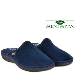 МЪЖКИ ПАНТОФИ НА АНАТОМИЧНО ХОДИЛО-120-ТЪМНО СИНИ