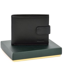 МЪЖКО ПОРТМОНЕ GRANDE ОТ ЕСТЕСТВЕНА КОЖА-1525-ЧЕРНО