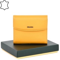 ДАМСКО ПОРТМОНЕ GRANDE ОТ ЕСТЕСТВЕНА КОЖА-2614-ГОРЧИЦА