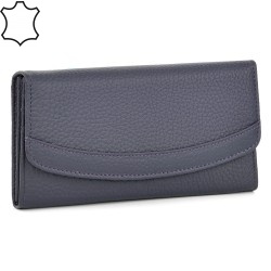 ДАМСКО ПОРТМОНЕ ОТ ЕСТЕСТВЕНА КОЖА-E1039-1450-ЛИЛАВО