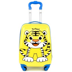 ДЕТСКИ ТВЪРД КУФАР С ТИГЪРЧЕ