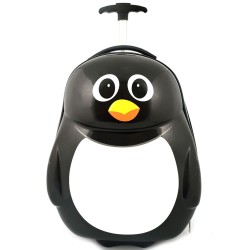 ДЕТСКИ ТВЪРД КУФАР С ПИНГВИНЧЕ