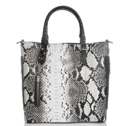 ДАМСКА ЕЛЕГАНТНА ЧАНТА-335-ЧЕРНО/БЯЛО