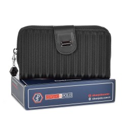 ДАМСКО ПОРТМОНЕ НА РАЙЕ-SP882-ЧЕРНО