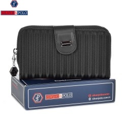 ДАМСКО ПОРТМОНЕ НА РАЙЕ-SP882-ЧЕРНО