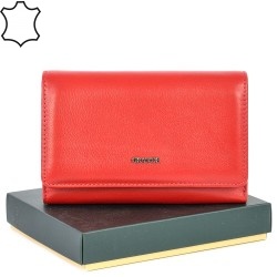 ДАМСКО ПОРТМОНЕ GRANDE ОТ ЕСТЕСТВЕНА КОЖА-2628-ЧЕРВЕНО
