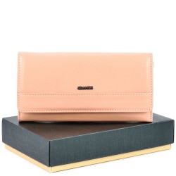 ДАМСКО ПОРТМОНЕ GRANDE ОТ ЕСТЕСТВЕНА КОЖА-2615-ПУДРА