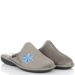 ДАМСКИ ПАНТОФИ НА АНАТОМИЧНО ХОДИЛО-NEVIA-СИВИ