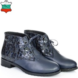 ДАМСКИ БОТИ/КЛАРК ОТ ЕФЕКТНА ЕСТЕСТВЕНА КОЖА-2021-ТЪМНО СИНИ