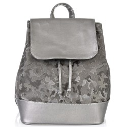 БЪЛГАРСКА ДАМСКА РАНИЦА-S1220-МИЛИТАРИ-БРОНЗОВА