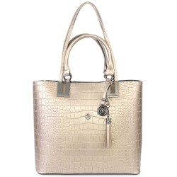ДАМСКА ЕЛЕГАНТНА ЧАНТА-123-ЗЛАТНА