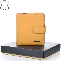 ДАМСКО ПОРТМОНЕ GRANDE ОТ ЕСТЕСТВЕНА КОЖА-2601-ГОРЧИЦА