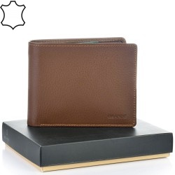 МЪЖКО ПОРТМОНЕ GRANDE ОТ ЕСТЕСТВЕНА КОЖА-1508-ТАБА