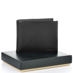 МЪЖКО ПОРТМОНЕ GRANDE ОТ ЕСТЕСТВЕНА КОЖА-1556-ЧЕРНО