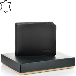МЪЖКО ПОРТМОНЕ GRANDE ОТ ЕСТЕСТВЕНА КОЖА-1504-ЧЕРНО