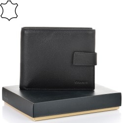 МЪЖКО ПОРТМОНЕ GRANDE ОТ ЕСТЕСТВЕНА КОЖА-3103-ЧЕРНО