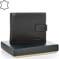 МЪЖКО ПОРТМОНЕ GRANDE ОТ ЕСТЕСТВЕНА КОЖА-3103-КАФЯВО