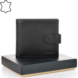 МЪЖКО ПОРТМОНЕ GRANDE ОТ ЕСТЕСТВЕНА КОЖА-1746-ЧЕРНО